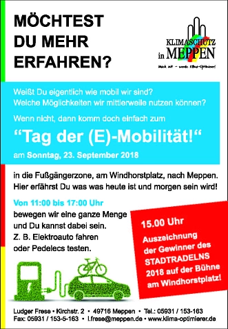 4. Tag der Mobilität © Stadt Meppen