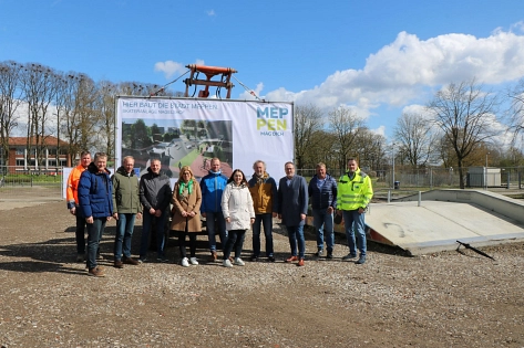 Arbeiten zur Erweiterung des Skate-Parks am Nagelshof haben begonnen © Stadt Meppen