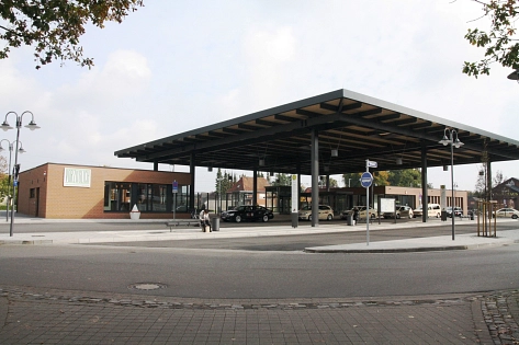 Bahnhof Busbahnhof Meppen Ansicht 2016