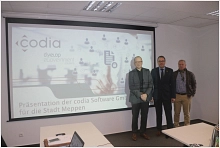 Bürgermeister besucht codia Software GmbH