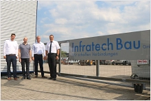 Bürgermeister Knurbein besucht Infratech Bau GmbH