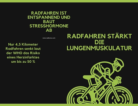 Fahrrad-Fakten - Radfahren ist gesund © Stadt Meppen