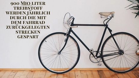 Fahrrad-Fakten - Radfahren spart Treibstoff © Stadt Meppen
