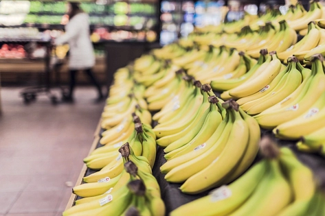 Bananen im Supermarkt © Pixabay