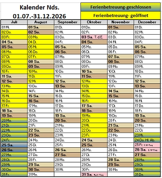 Ferienbetreuung 2026&nbsp;&copy;&nbsp;Stadt Meppen