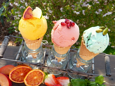 Drei Eistüten © Pixabay