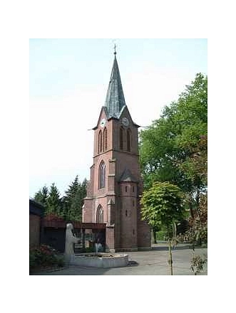 Kirche Vorplatz Apeldorn