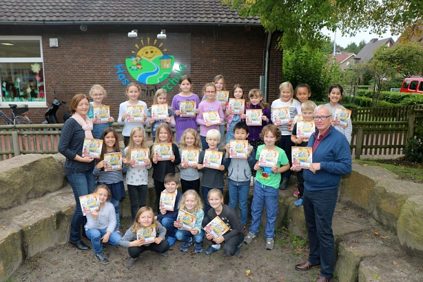 Lernmalbuch zum Thema Abfall für die Hasebrinkschule © Stadt Meppen