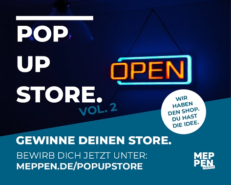 Pop Up Store - Wettbewerb Vol. 2 © Stadt Meppen